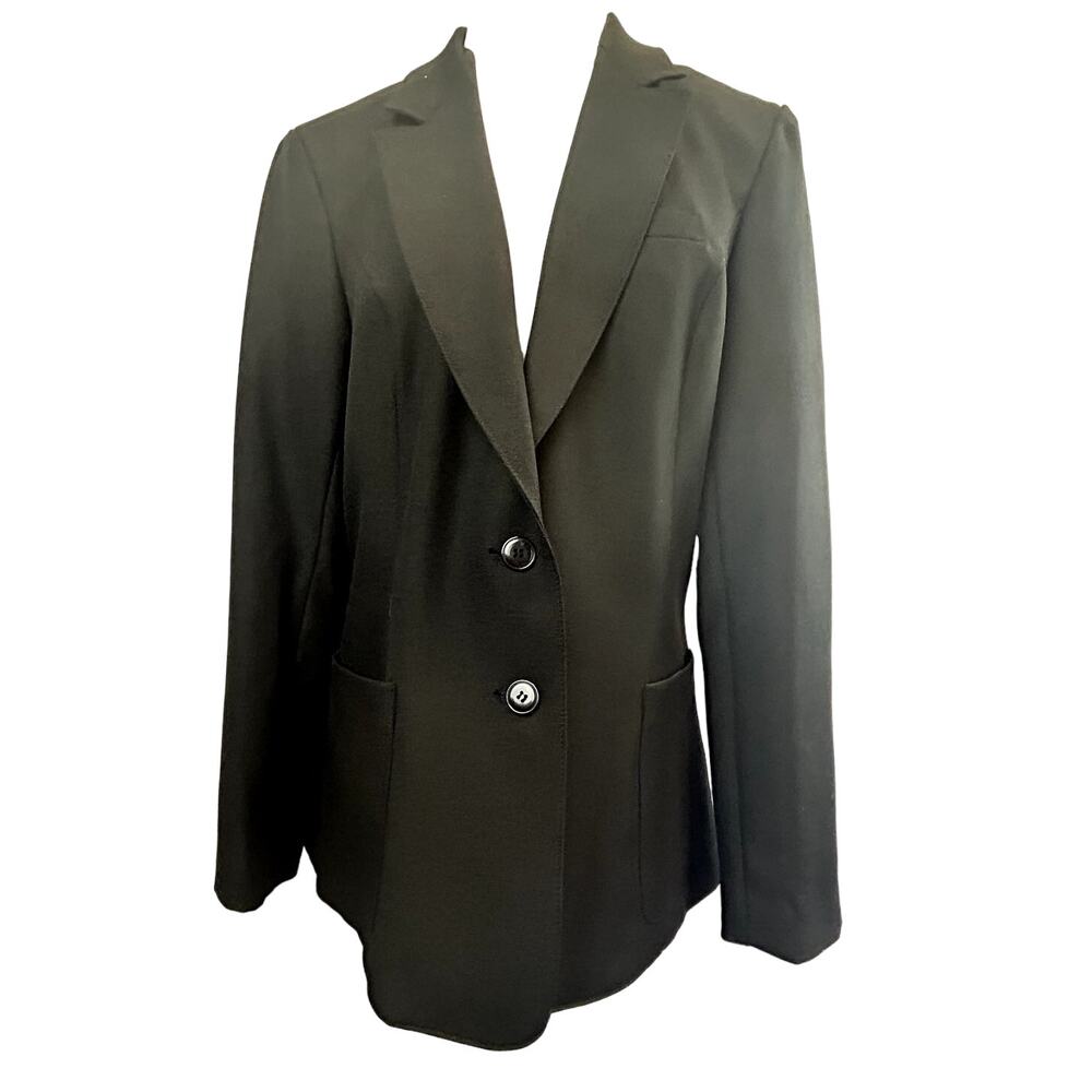 SKU2465 Levi Strauss & Co Women's Medium Black 2 Button Lined Blazer Jacket